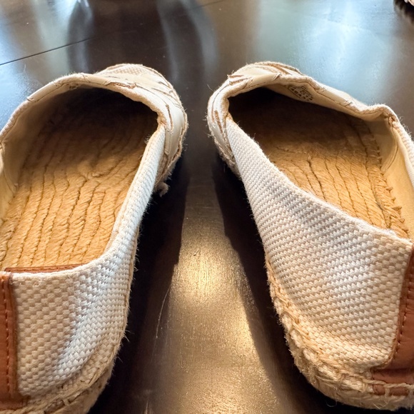 Tory Burch Canvas & Jute Espadrilles - Cream, Neutral - sz 7 - Lightly Worn - Picture 8 of 9